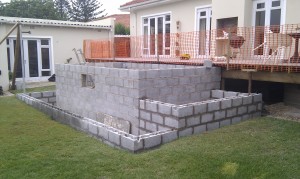 Block work complete